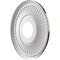 Ekena Millwork Berkshire PVC Medallion (Canopies up to 5 3/4"), 13"OD x 3 1/2"ID x 3/4"P, Metallic Rustic Mist CMP13BEERU - alternate 5